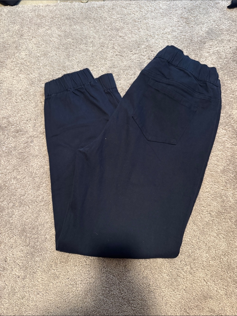 Little Bipsy women's navy Jogger Pants L - Picture 2 of 3